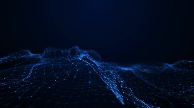 Abstract technology big data background concept.