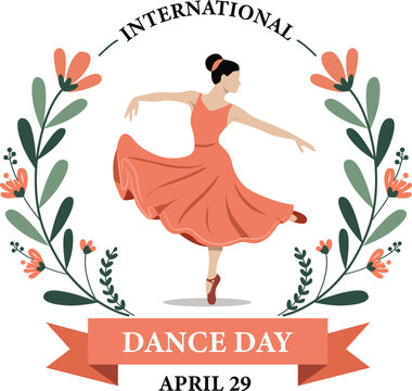 World dance day illustration