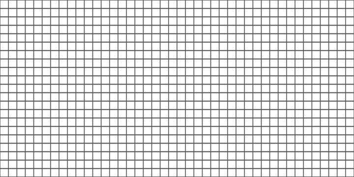 Grid paper wireframe pattern textured background. Used for notes graph documents business and education. Graph, drafting paper regular square lines grid, mesh pattern. vector