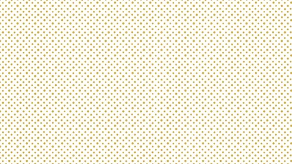 Obraz premium Golden irregular dots creating a cheerful seamless pattern on a clean white background.