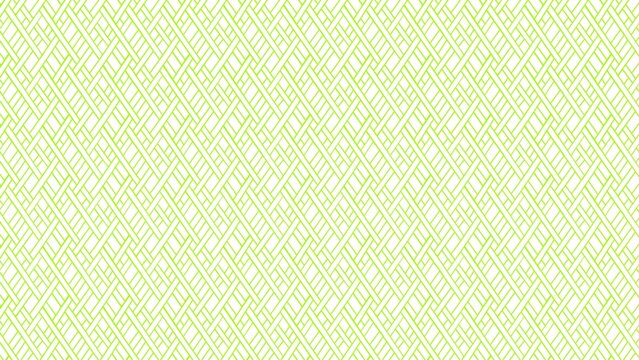 Seamless geometric lime green lattice pattern on a white background, perfect for modern designs.