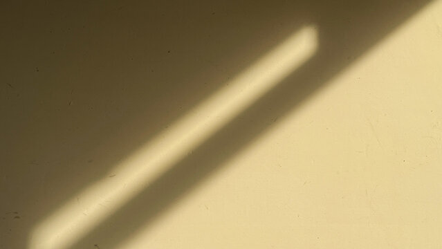 Orange wall interior background, studio and backdrops show products with shadows. text insertion and presentation product. Black. Dark. Copy space, empty. Beige, yellow. reflected, reflection.