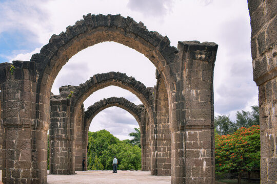 Bara Kaman, Vijayapura (Bijapur) karnataka 
The Bara Kaman was built in 1672AD, by Ali Adil Shah II, and was supposed to be the burial mausoleum for the king and his wives.
