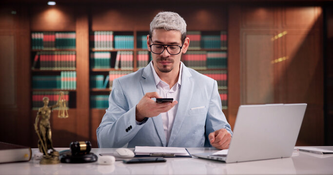 Legal Professional Capturing Document Image Using Smartphone