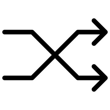 Shuffle icon