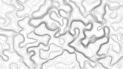 Fototapeta premium Topographic map and landscape terrain texture grid. Abstract geometric topographic contour map background Free 