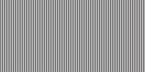 Naklejka premium Narrow black-white vertical lines. Symmetric geometric ornament. Striped seamless pattern, abstract wallpaper. Digital paper for textile print, page fill. Vector