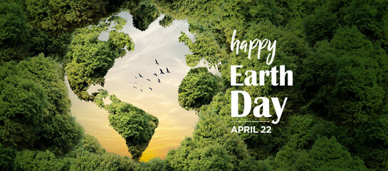 Obraz na płótnie Canvas Our power, our planet. Earth day 2026 concept background. Ecology concept. Design with globe map drawing and leaves isolated on white background.