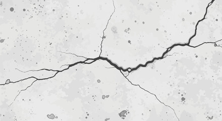 Obraz premium Cracked grey textured background with scattered dark spots
