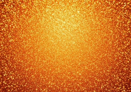 A vibrant orange background with numerous small yellow dots creating a sparkling effect