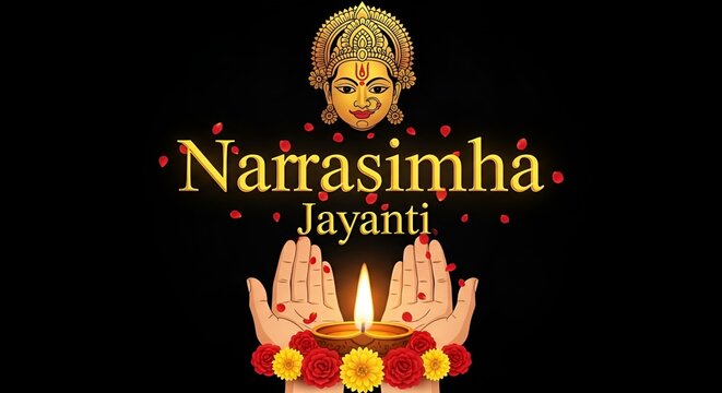 Narasimha Jayanti: Divine Hands Offering to Lord Narasimha