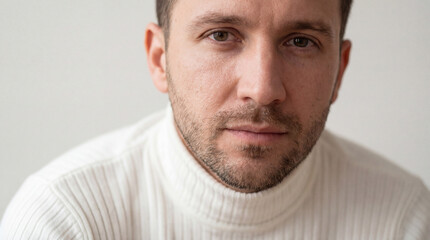 Fototapeta premium Man Turtleneck