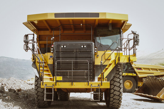 mining machinery in work process