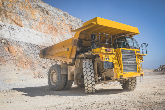 mining machinery in work process