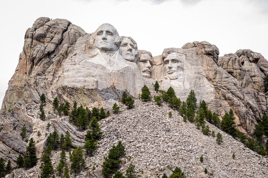 Mount Rushmore National Memorial Monument Featuring Four U.S. Pr