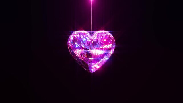 3D valentines day love tunnel, rotation pink hearts black background, valentine romantic background. Wedding anniversary, love. Bokeh, particle shimmer, sparkle, heart Love heart greeting Mother's day