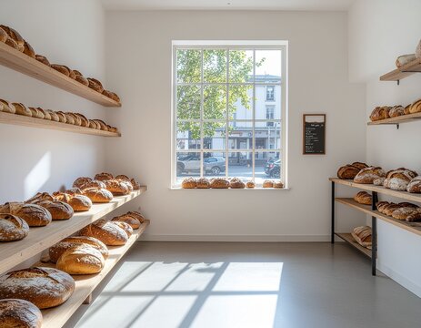 職人気質の古いパン屋