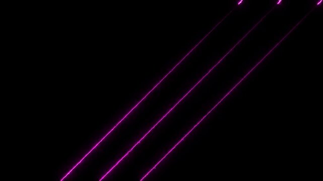 Abstract glowing neon lights blinking lines moving animation. colorful neon line moving on background.neon 4k animation video..
