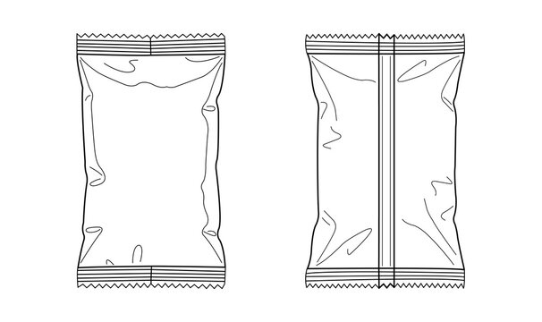 snack packaging vector designs
