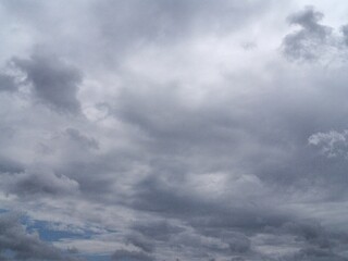 Obraz premium Blue sky with white clouds background