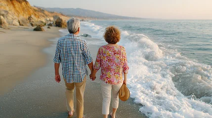 young couple walking on the beach © bmf-foto.de