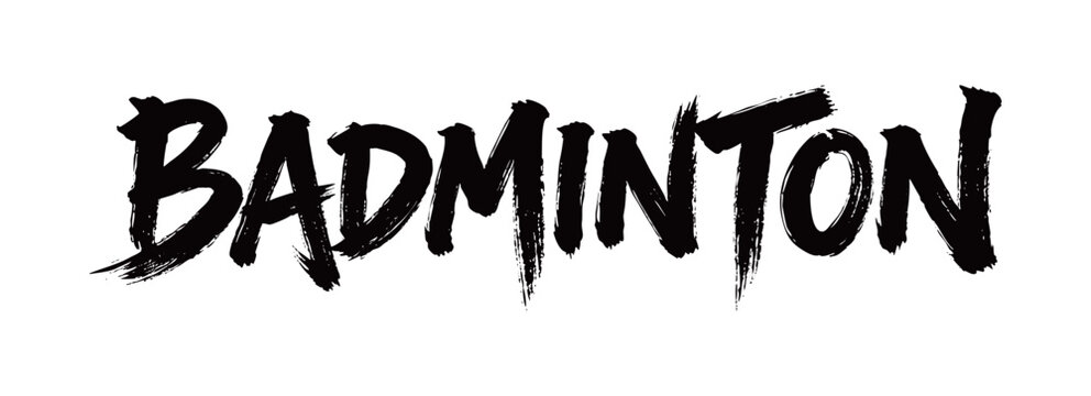 BADMINTON Handwriting