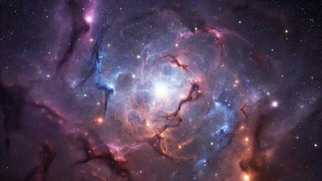 A vibrant nebula glows with ethereal light against a backdrop of countless stars.