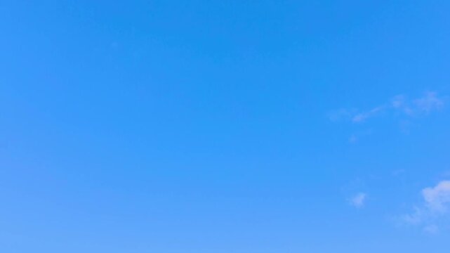 Cirrocumulus clouds dissapear of the sky