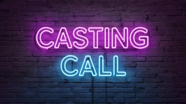 Casting call sign.