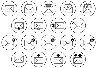 メールのイラスト集 © 四郎丸