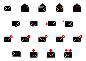 メールのイラスト集 © 四郎丸