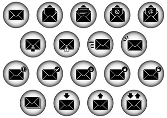 メールのイラスト集 © 四郎丸