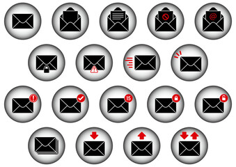 メールのイラスト集 © 四郎丸