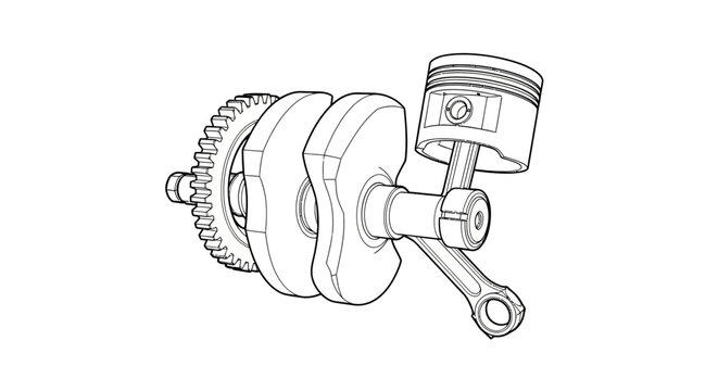 Internal Combustion Engine Piston Mechanism.