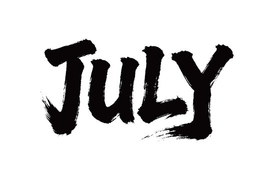 JULY Handwriting