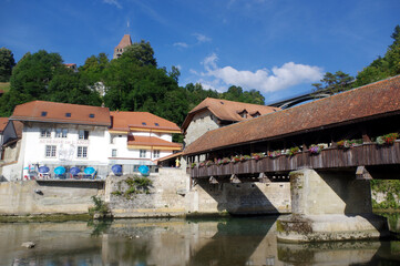 Fototapeta premium Fribourg, Suisse 