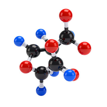 [Transparent Background PNG]Molecular Structure of Nitroglycerin Molecule