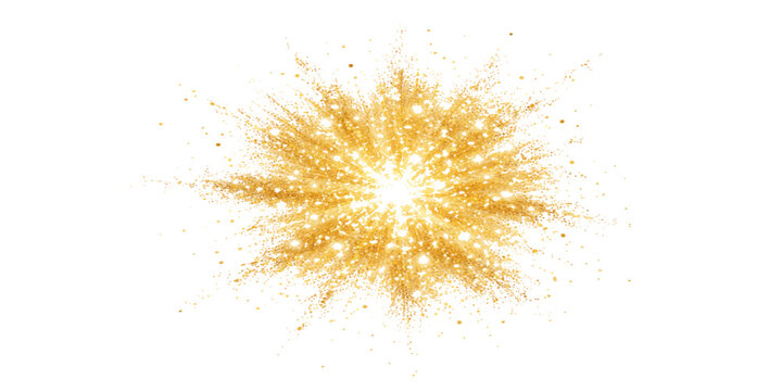 Sparkler on black background celebration with a bright light splash of color and artistic ink paint texture featuring a festive star explosion pattern for holiday decoration art