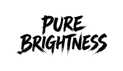 Fototapeta premium PURE BRIGHTNESS Handwriting