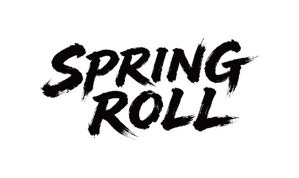 SPRING ROLL Handwriting