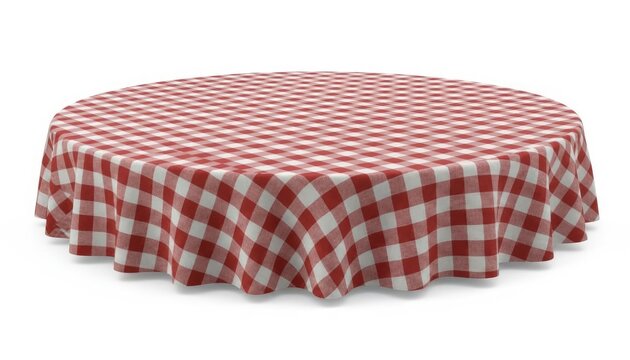 Picnic basket isolated on a white background
