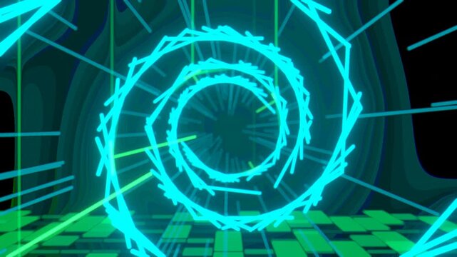 High-Performance Clean Synchronized Flow Background - Dual Helix