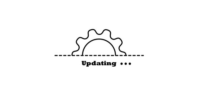 Black loading progress bar animation on a white background, illustrating system updates, data processing, and installation progress. Minimal and modern design. 4K motion graphics.