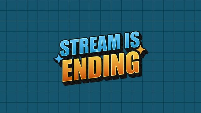 animated stream overlays, starting screen, offline screen, be right back screen, ending screen