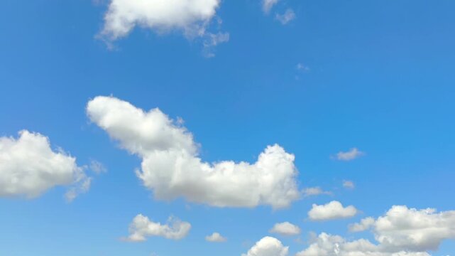 Beautiful landscape of the sky at midday