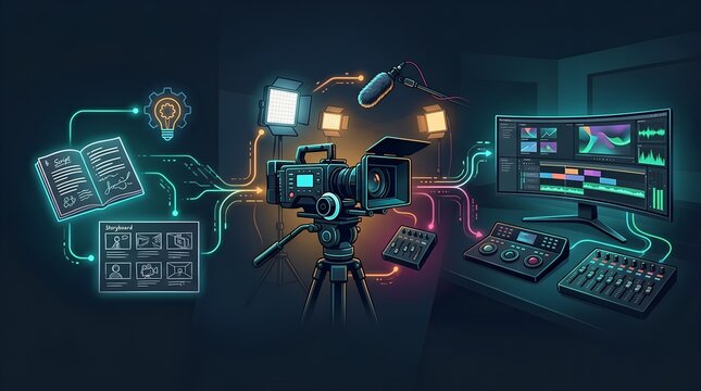 Video Production Workflow Concept