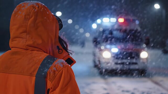 Winter ambulance response for emergency training and public safety