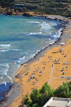 マルタ共和国 ゴゾ島のラムラ湾（Ramla Bay）