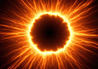 Fototapeta premium Abstract illustration displaying brilliant solar radiation and flowing heat waves, creating an intense, shimmering digital backdrop effect, abstract, intensity, light