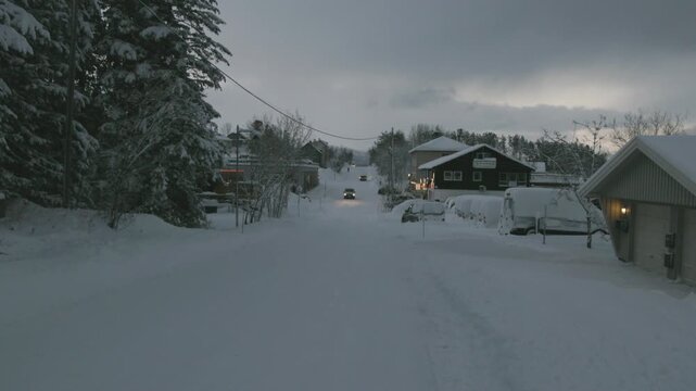 winter time in Finnsnes Norway